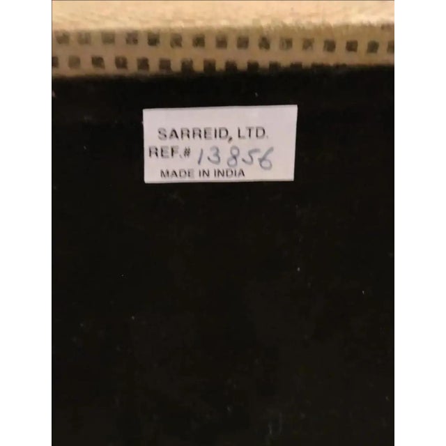 1990s Sarreid Ltd. Decorative Suede Hinged Box Made Exclusively for Neiman Marcus For Sale - Image 10 of 11