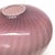 Mauve Oversized Striped Swirl Mauve-on-Mauve Glass Vase For Sale - Image 8 of 12
