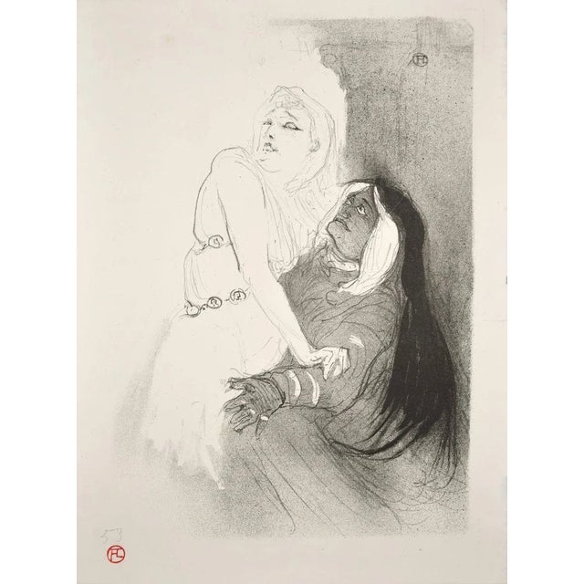 A la Renaissance: Sarah Bernhardt dans Phèdre, Original Lithograph 1893 For Sale - Image 5 of 5