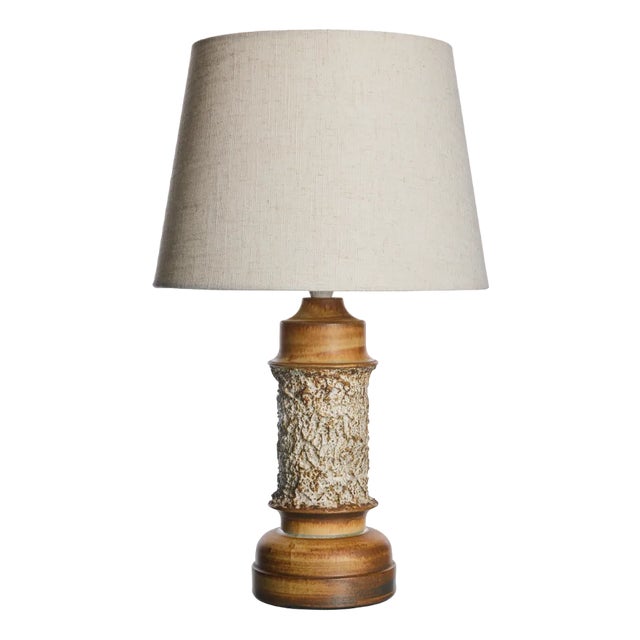 Table Lamp in Stoneware by Bruno Karlsson, Sweden, 1960s For Sale