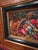 Charming vintage Texas artist Annell Livingston painting of fruits in an ornately painted custom frame. The painting is 8"...
