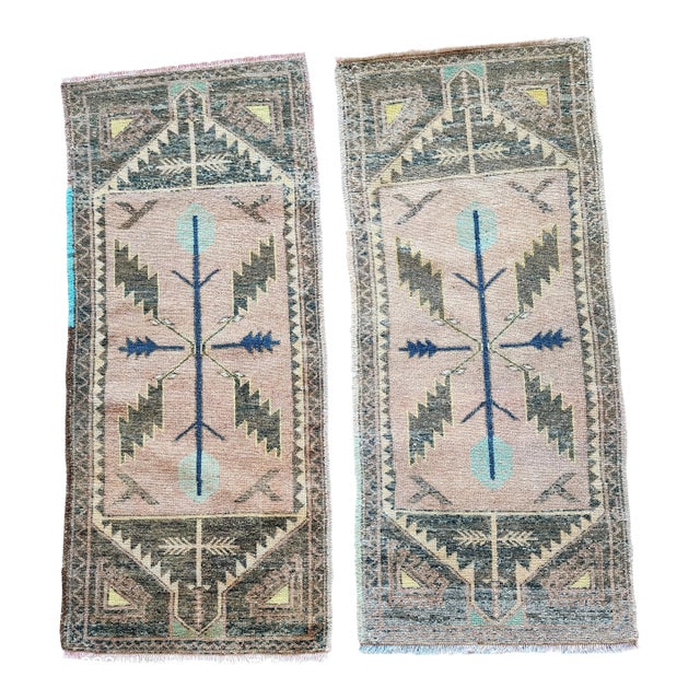 Small Turkish Rug - Set of Two For Sale