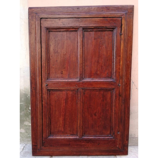 Gold Antique Italian Wall Cabinet, 1600s For Sale - Image 8 of 8