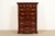 1980s Thomasville Georgian Carved Cherry Wood Highboy Dresser, Circa 1980s For Sale - Image 5 of 15