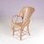 Wood Vintage Armchair with Wooven Seat and Backrest, 1950s For Sale - Image 7 of 8