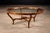 1950s Circular Coffee Table in Caviúna Wood & Glass by Giuseppe Scapinelli, Brazil, 1950s For Sale - Image 5 of 18