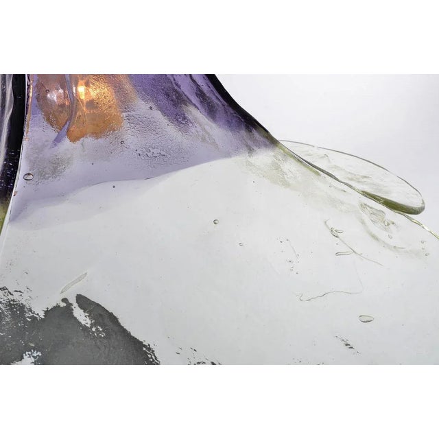 Flower Pendant Lamp by Carlo Nason for Mazzega For Sale - Image 6 of 9