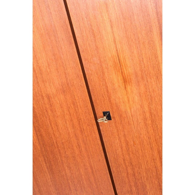 Mid-Century Scandinavian Four-Door Wardrobe in Teak, France, 1960s For Sale - Image 14 of 18