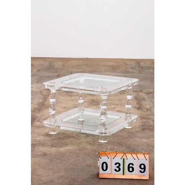French Coffee Table in Acrylic Glass from Maison Roméo, 1970s For Sale - Image 11 of 12