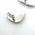 1990s Pair of Tiffany & Co Puffed Omega Back Wing Earrings Non Pierced Sterling Silver Estate For Sale - Image 4 of 8