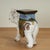 Mid-Century Modern Vintage Italian Glazed Terra Cotta Elephant Stand For Sale - Image 3 of 10