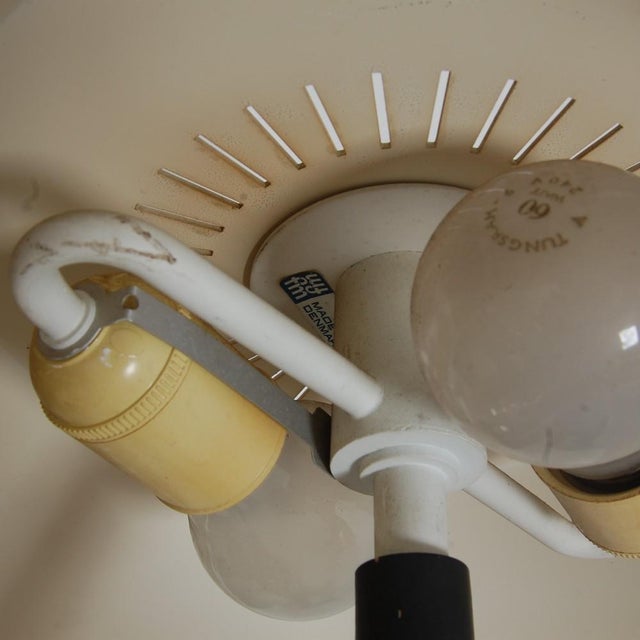 Silver Vintage President Table Lamp by Jo Hammerborg, 1960s For Sale - Image 8 of 9