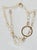Gold Vintage Lana 14k Gold Double Layer Hoops Necklace, Statement Luxury, Adjustable Clasp For Sale - Image 8 of 12
