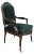 Antique Baroque Style Throne Armchair For Sale