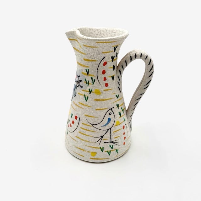 Modernist Rooster Pitcher from Fratelli Fanciullacci, 1950s For Sale - Image 11 of 11