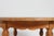 Axel Einar Hjorth Brutalist Round Oak Coffee Table in the Style of Henning Kjærnulf and Axel Einar Hjorth, Denmark, 1970s For Sale - Image 4 of 10