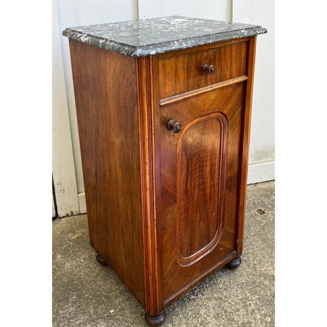 19th Century Continental Empire Bedside Cabinet Nightstand For Sale - Image 4 of 9