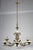 Colored Chandelier in Painted Porcelain For Sale - Image 3 of 10