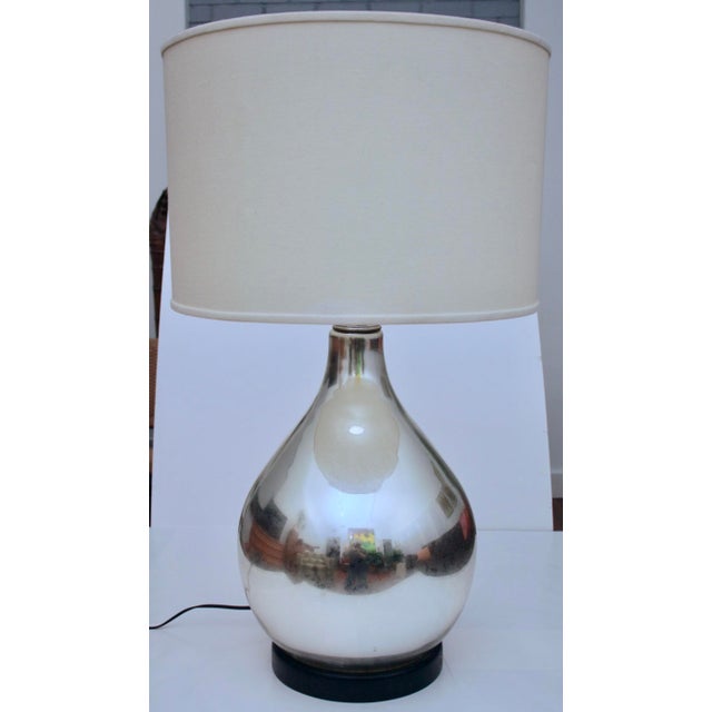 Large Mercury Glass Lamp Chairish