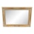 Carved Floral Wood Frame Mirror For Sale
