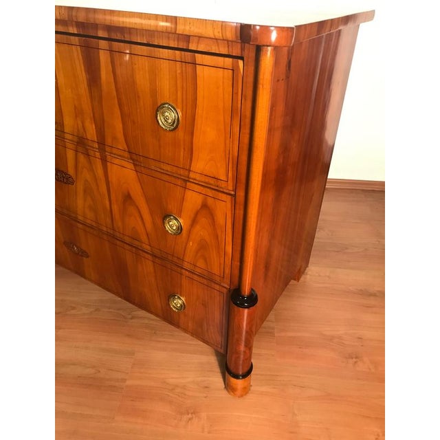 Antique Biedermeier Cherrywood Chest of Drawers, 1820 For Sale - Image 12 of 13