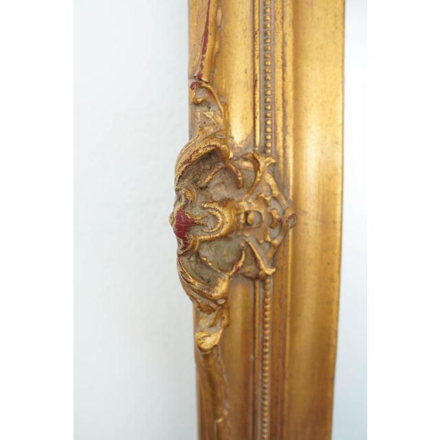 Vintage De La Torre Bros. Louis XV Style Giltwood Wall Mirror For Sale - Image 10 of 16
