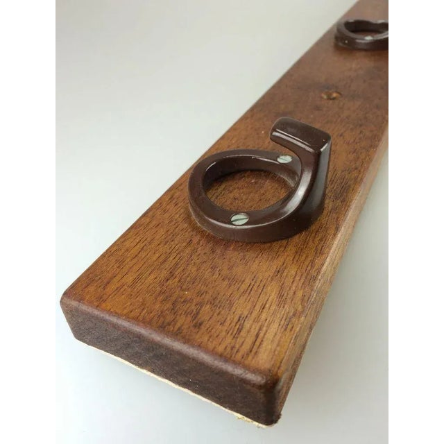 60s 70s Wardrobe Hook Wardrobe Wall Wardrobe Metal Wood Space Age