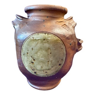 La Borne Vase in Stoneware by Pierre Digan, 1970s For Sale