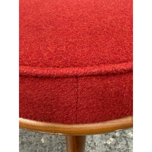 Room & Board Murphy Stool Walnut + Upholstery For Sale - Image 9 of 12