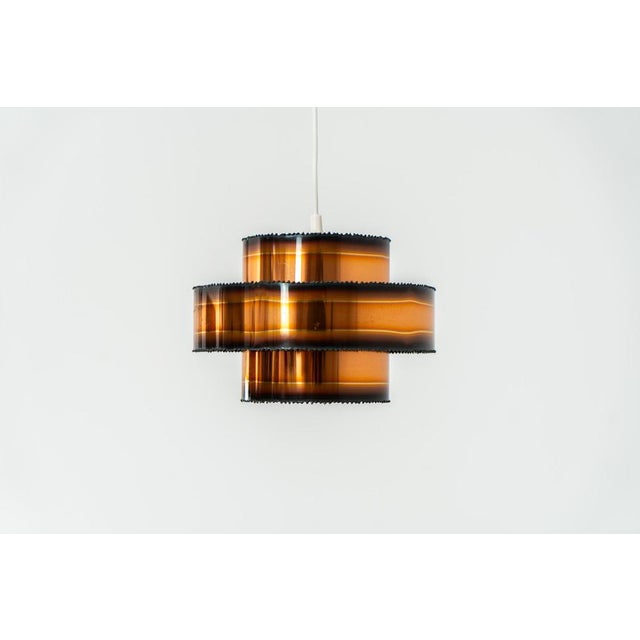 Brutalist Burnt Copper Pendant Lamp by Svend Aage Holm Sørensen For Sale - Image 6 of 12