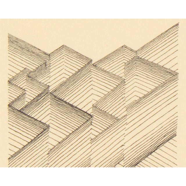 Contemporary 1966 Abstract Ink Drawing by William Itter For Sale - Image 3 of 7