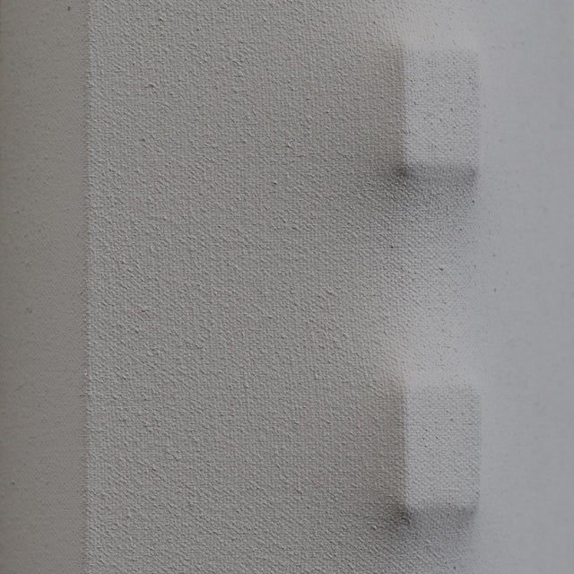 Light 7990-3 - Original Minimalist Sculptural Wall Art on Canvas and Wood by Len Klikunas For Sale In Los Angeles - Image 6 of 9