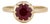Handcrafted 1.75ct Natural Ruby Solitaire Ring in 14k Yellow Gold Size 9 For Sale