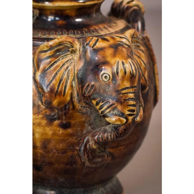 Elephant Head Vase For Sale - Image 6 of 15