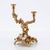 Gilded Bronze Candelabra by Claude Victor Boeltz, 1970s, in Flawless conditions. Designed 1970 to 1979 This piece has an...