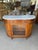 Fine 19th century French Louis XVI sideboard made of solid mahogany with a beveled Carrara marble top. The wood has been...