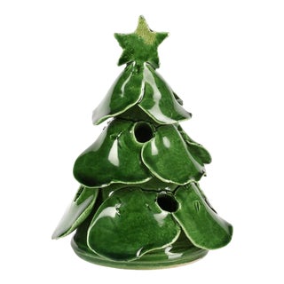 VIETRI Foresta Green Mini Scalloped Tree For Sale