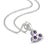 Natural Amethyst Trilogy Pendant, 925 Silver Handmade Purple Gemstone Pendant For Sale - Image 4 of 4