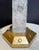 Pair of Late 20th Century Rock Crystal Tower Points on Giltwood Base For Sale - Image 4 of 4