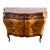 Vintage Italian Parkay Inlaid Bombe' Four Drawer Commode For Sale