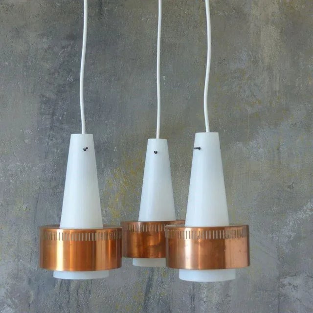 Mid-Century Modern Scandinavian Ceiling Lamp, 1950s For Sale - Image 3 of 18