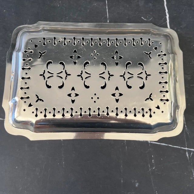 Antique John Round & Sons 3-Piece Covered Vegetable Dish [Sheffield 3025] For Sale - Image 9 of 13