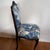 Late 19th Century Antique English Side Chair Freshly Upholstered in Schumacher Chiang Mai Dragon in China Blue For Sale - Image 5 of 12