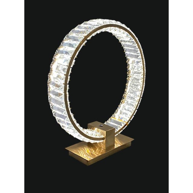 Contemporary Collection Orione 2.0 Table Lamp in Metal and Crystal by Jago For Sale - Image 3 of 8