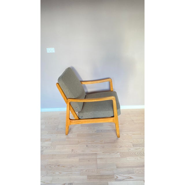 Mid-Century Modern Model Fd-109 Lounge Chair attributed to Ole Wanscher for France & Søn., 1960s For Sale - Image 3 of 18