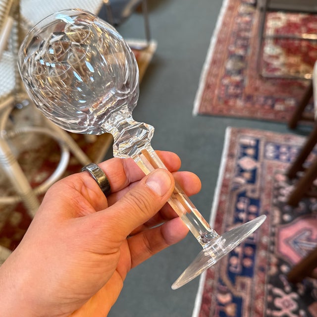 Waterford Curraghmore Hock Wine Glasses, Set of Six For Sale - Image 9 of 12