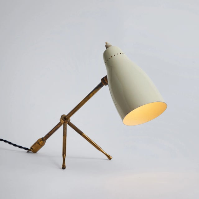 1950s Giuseppe Ostuni 'Ochetta Grande' Wall or Table Lamps for O-Luce - a Pair For Sale In Los Angeles - Image 6 of 13