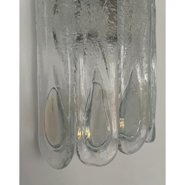 AVMazzega Mid-Century Modern Italian Iridescent Murano Wall Sconces from Mazzega, 1970s, Set of 4 For Sale - Image 4 of 18