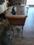 Leather and Glass Display Case End Table With Iron Base For Sale - Image 11 of 11