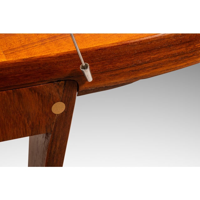 Danish Mid-Century Modern Expansion Dining Table in Teak by Sven Ellekaer for Heltborg Mobler, Denmark, C. 1960s For Sale - Image 9 of 17